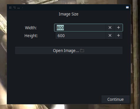 1 Default view starting out. 